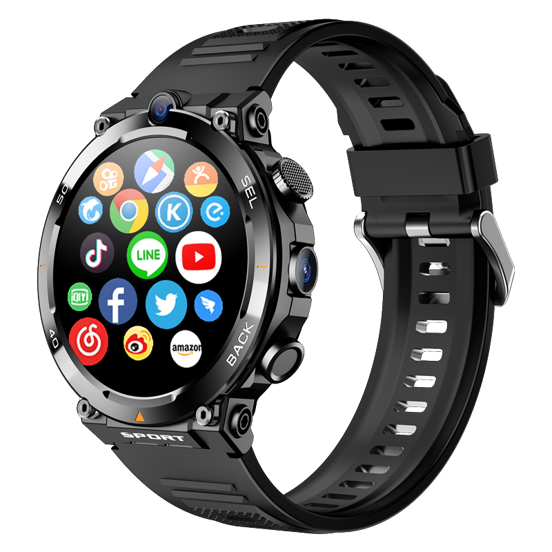 signature smart watch Phone Smart Watch 1.39 Inch Screen Gravitysensor 900mAh Support BT 4G Android 8.1 Smart Watch With GPS